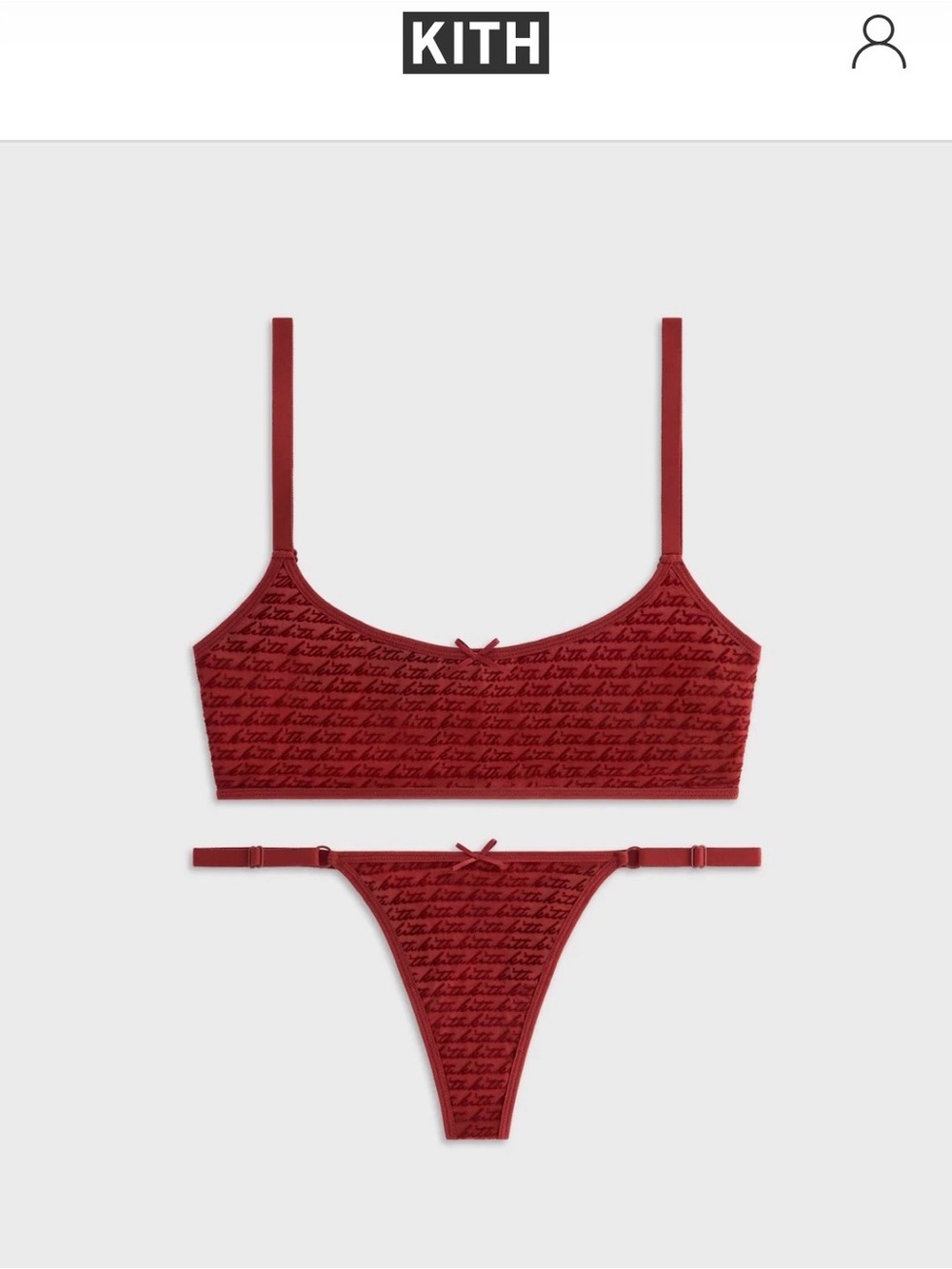 Kith Women Mesh Balconette Bralette Set
